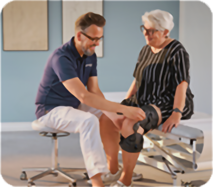 Healthcare professional fitting prosthetic device